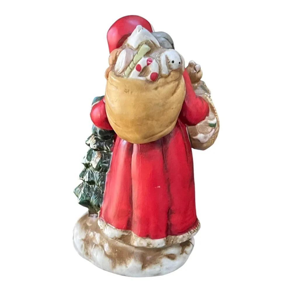VTG Traditions Porcelain OLD ST‎ NICHOLAS, OLD WORLD SANTA, FATHER CHRISTMAS SET